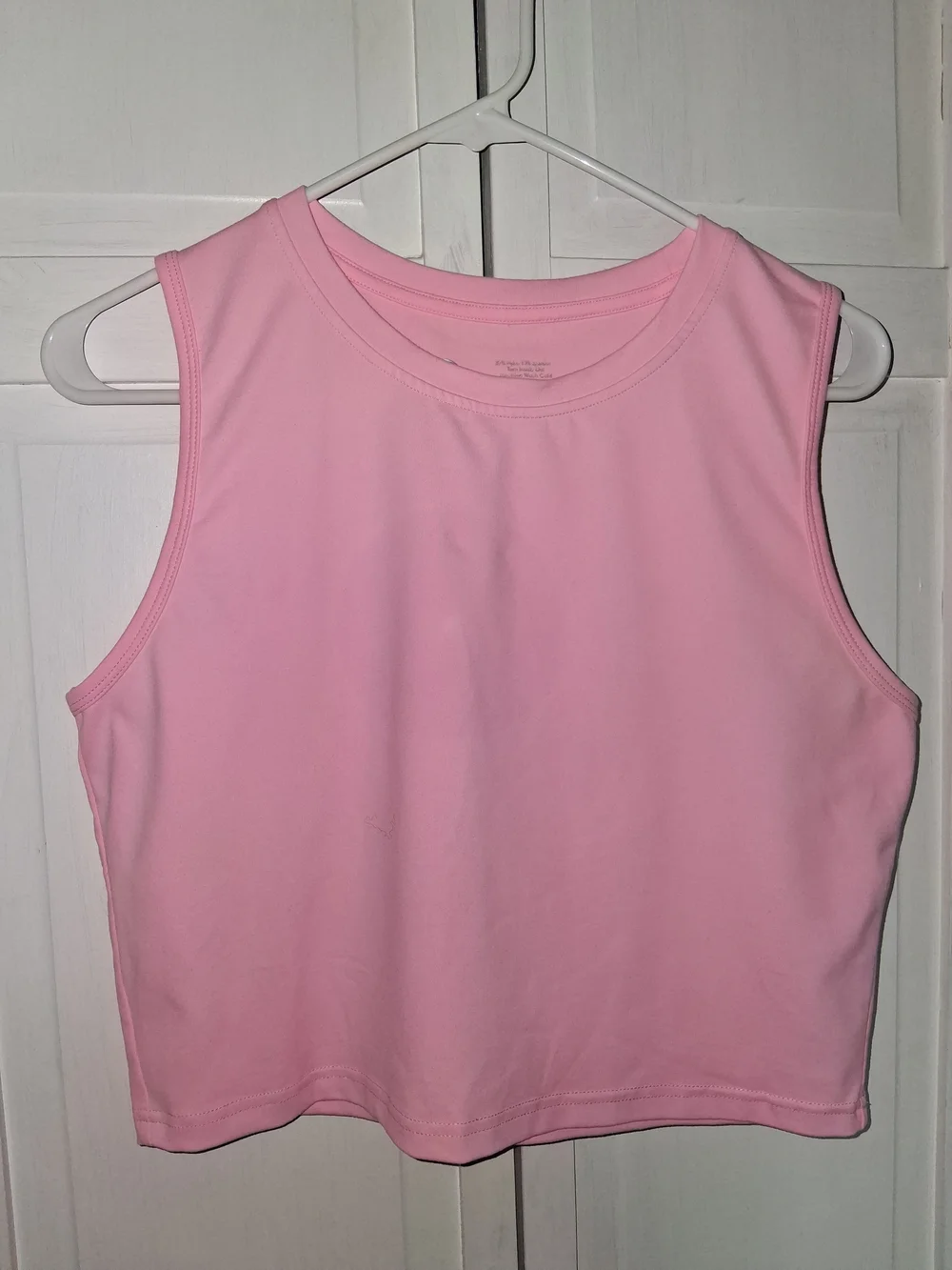 ZYIA Youth Light Pink Cropped Tank